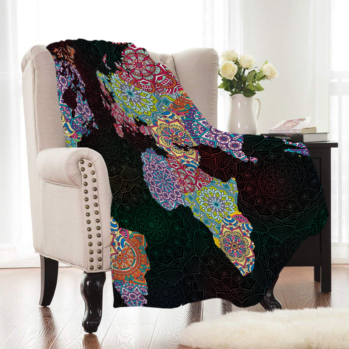 black-rainbow-mandala-world-map-throw-blanket.jpg